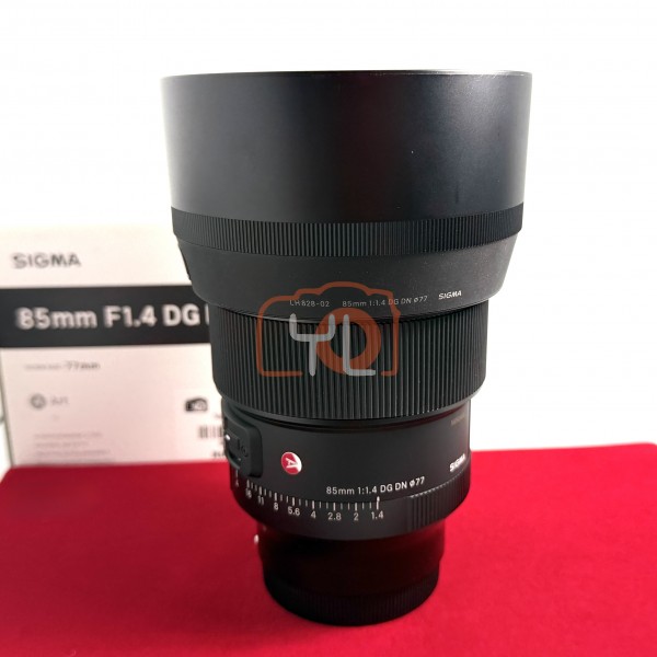 [USED-PJ33] Sigma 85mm F1.4 ART DG DN HSM (Sony FE ), 95% Like New Condition (S/N:56504992)