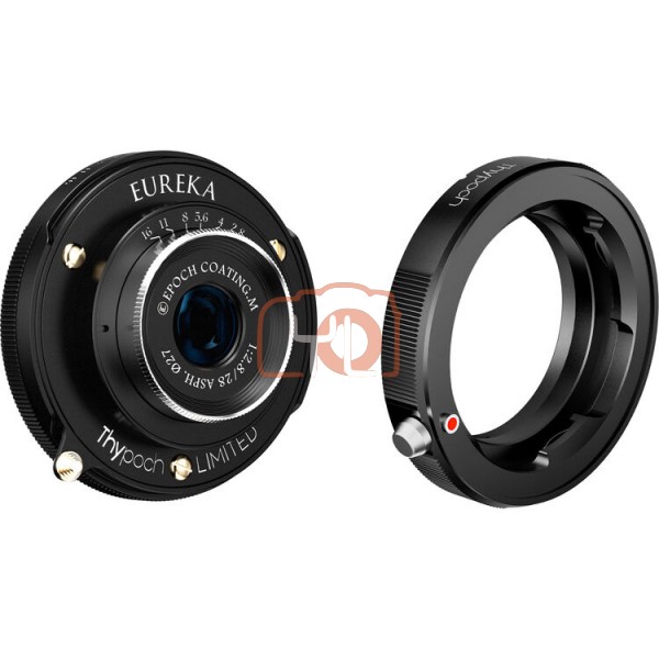 Thypoch Eureka 28mm f2.8 Lens (Leica M-Mount with X-Mount Adapter, Semi-Glossy Black)
