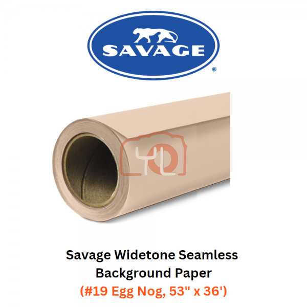 Savage Widetone Seamless Background Paper (#19 Egg Nog, 53