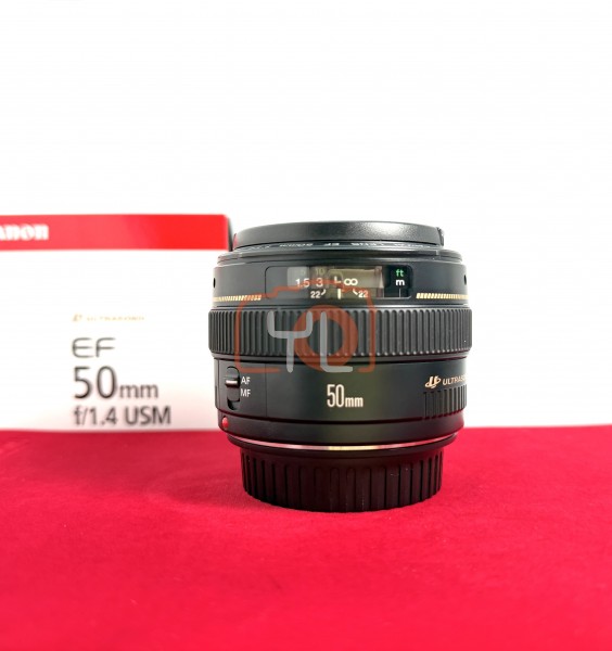 [USED-PJ33] Canon 50mm F1.4 USM EF , 95% Like New Condition (S/N:44105214)