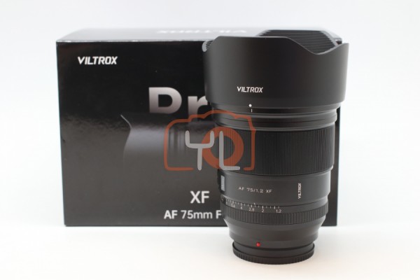 [USED-PUDU] Viltrox 75mm F1.2 AF XF Lens (Fuji) 99%LIKE NEW CONDITION SN:0009863