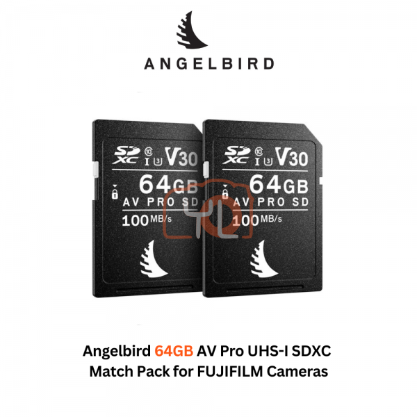 Angelbird 64GB AV Pro UHS-I SDXC Match Pack for FUJIFILM Cameras