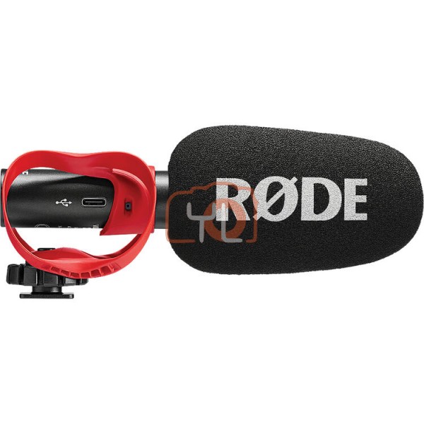 RODE VideoMic GO II-H Ultracompact Analog/USB Camera-Mount Shotgun Microphone