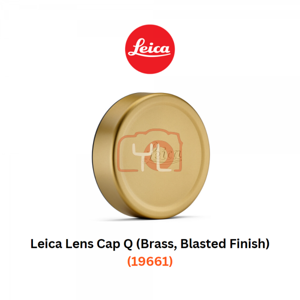 Leica Lens Cap Q (Brass, Blasted Finish) (19661)