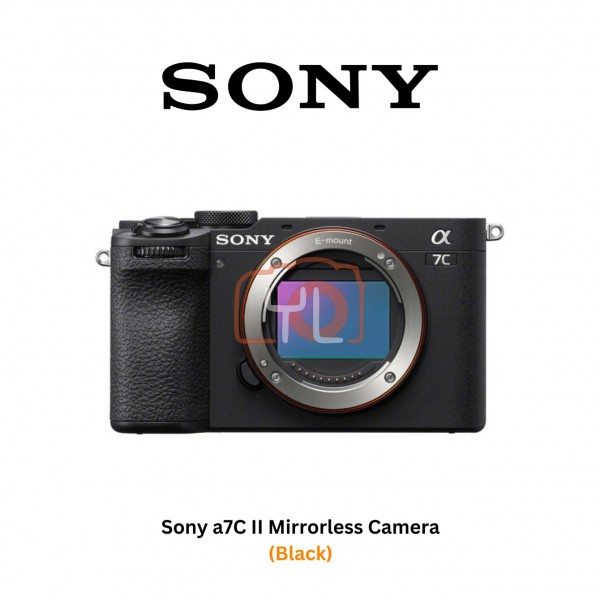 Sony A7C II Mirrorless Camera (Black) - Free Sony 128GB SF-E Series UHS-II SDXC Memory Card & Extra Battery NP-FZ100 & LCS-BBK Carrying Case