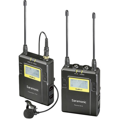 Saramonic RX9+TX9 Camera-Mount Wireless Omni Lavalier Microphone System