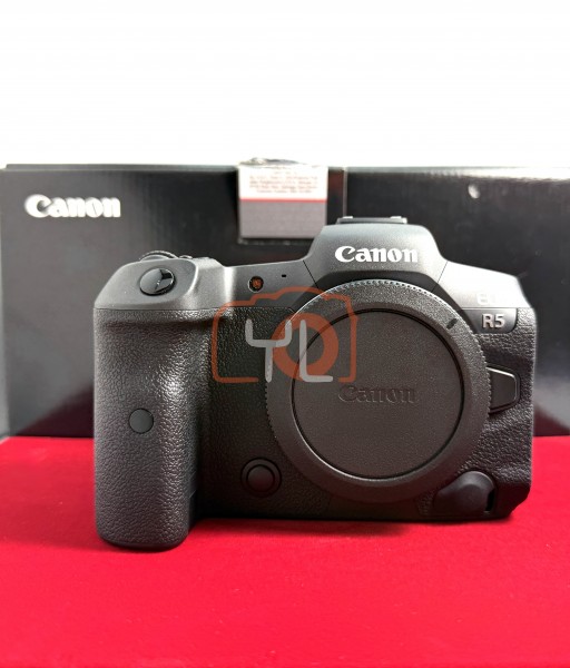 [USED-PJ33] Canon Eos R5 Body (SC:56K) , 90% Like New Condition (S/N:468029000417)