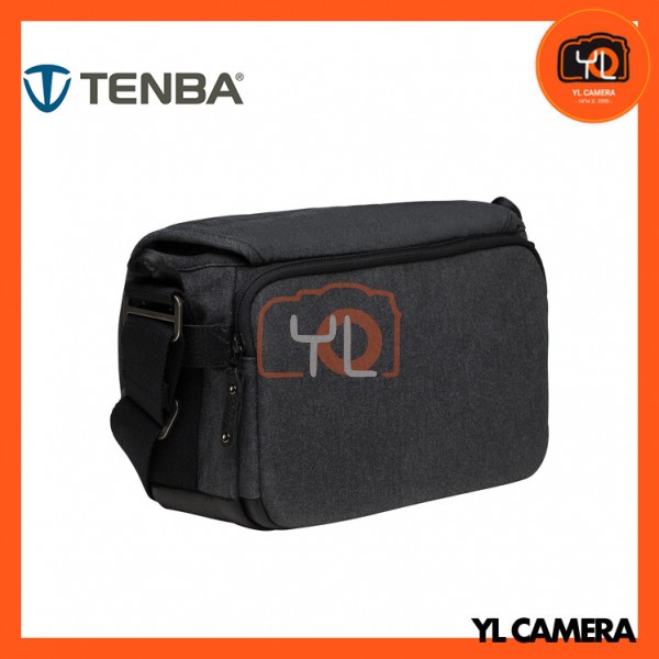 Tenba Cooper 8 Messenger Bag with Leather Accents (Gray)