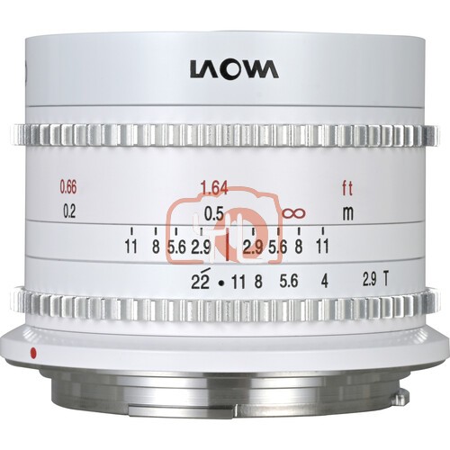 Laowa 9mm T2.9 Zero-D Cine Lens - Canon RF ( White )