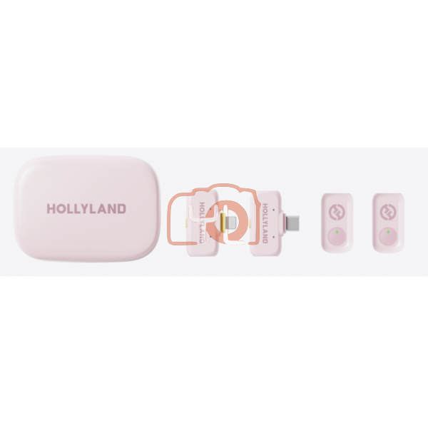 Hollyland LARK A1 Combo 2-Person Wireless Microphone System with USB-C and Lightning Connectors for Mobile Devices (2.4 GHz)