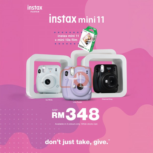 FUJIFILM INSTAX Mini 11 Groovy Kit  (Ice White)