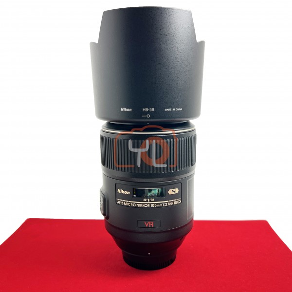 [USED-PJ33] Nikon 105mm F2.8 G VR Macro AFS, 95% Like New Condition (S/N:279515)