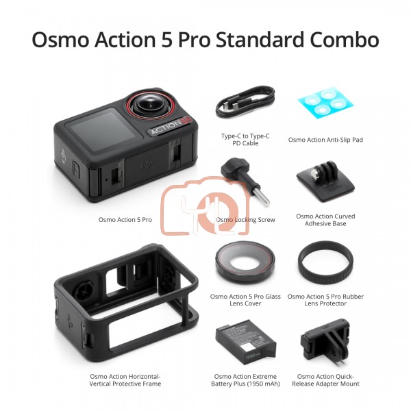 DJI Osmo Action 5 Pro- Action Camera Standard Combo