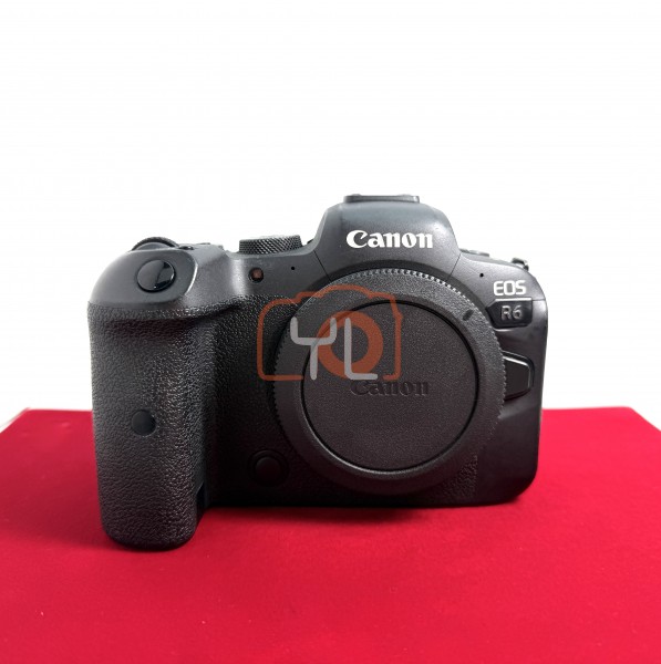 [USED-PJ33] Canon Eos R6 Body (Shutter Count : 40K), 85% Like New Condition (S/N:148025000023)