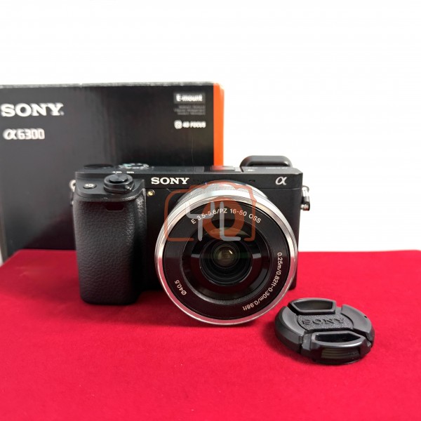 [USED-PJ33] Sony A6300 Kit 16-50mm , 90% Condition Like New (S/N:4513049)