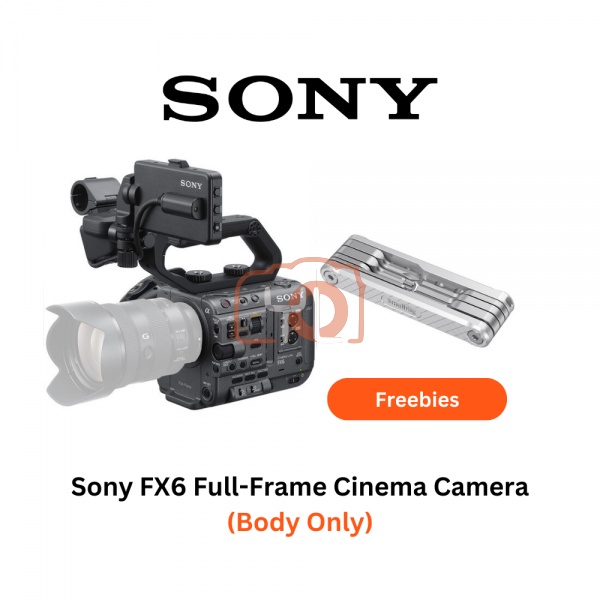 Sony FX6 Full-Frame Cinema Camera (Body Only) ILME-FX6V