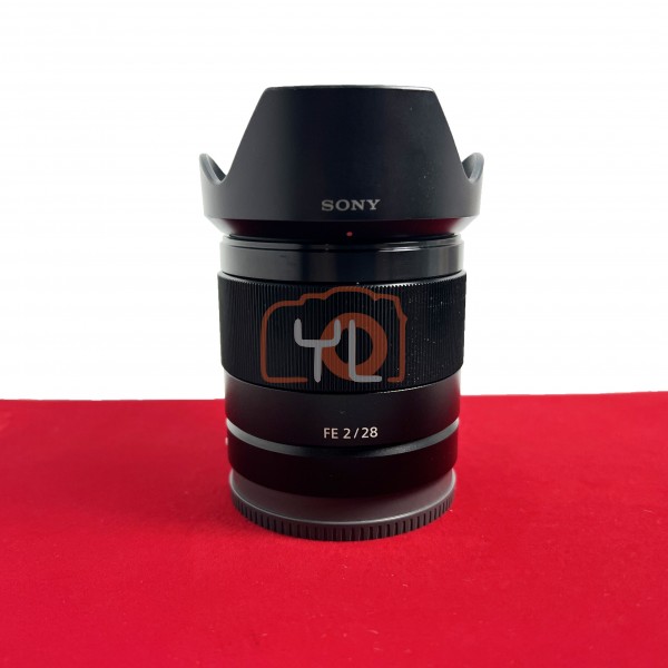 [USED-PJ33] Sony 28mm F2 FE , 90% Like New Condition, (S/N:0211823)