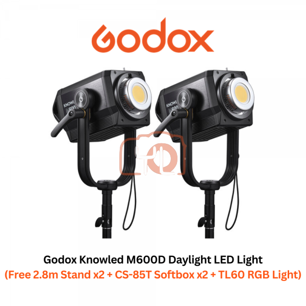 Godox Knowled M600D Daylight LED Light Bundle