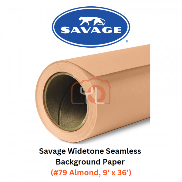 Savage Widetone Seamless Background Paper (#79 Almond, 9' x 36')