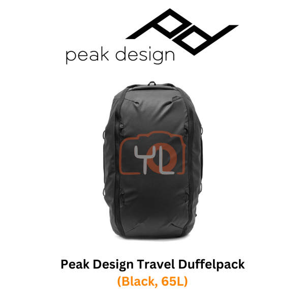 Peak Design Travel Duffelpack (Black, 65L)