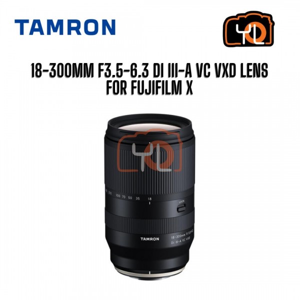 Tamron 18-300mm f3.5-6.3 Di III-A VC VXD Lens for Fujifilm X
