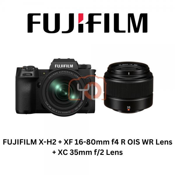 FUJIFILM X-H2 + XF 16-80mm f4 R OIS WR Lens + XC 35mm f2 Lens