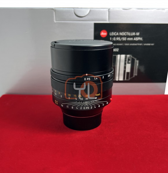 [USED-PJ33] Leica 50mm F0.95 Noctilux-M ASPH (Black) 11602 , 95% Like New Condition (S/N:4204813)
