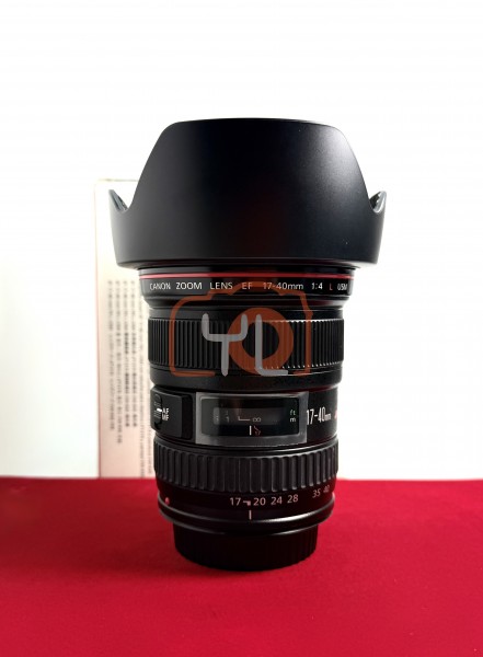 [USED-PJ33] Canon 17-40mm F4 L USM EF , 95% Like New Condition (S/N:1088934)