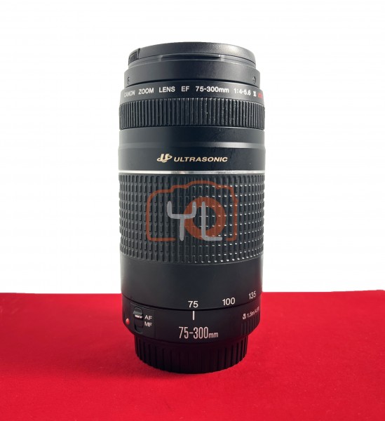 [USED-PJ33] Canon 75-300MM F4-5.6 III USM EF Lens , 80% Like New Condition (S/N:71700373)