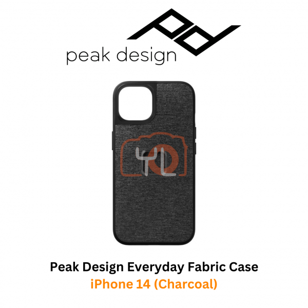 Peak Design Mobile Everyday Smartphone Case for iPhone 14 (Charcoal)