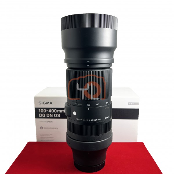[USED-PJ33] Sigma 100-400mm F5-6.3 DG DG OS HSM (L-Mount), 95% Like New Condition (S/N:54862705)