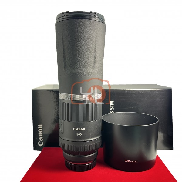 [USED-PJ33] Canon RF 800mm F11 IS STM With JJC Lens Hood, 90% Like New Condition (S/N:622000284)