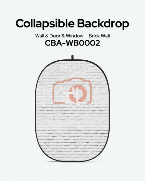 Godox CBA-WB0002 Brick Wall Collapsible Backdrop