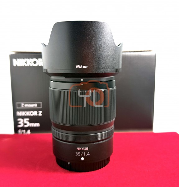 [USED-PJ33] Nikon 35mm F1.4 Z, 95% Like New Condition (S/N:20019050)