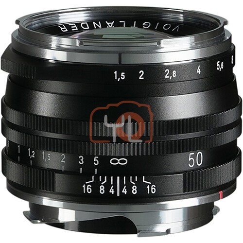 Voigtlander 50mm F1.5 Nokton Aspherical II MC - Black (For Leica M-Mount)