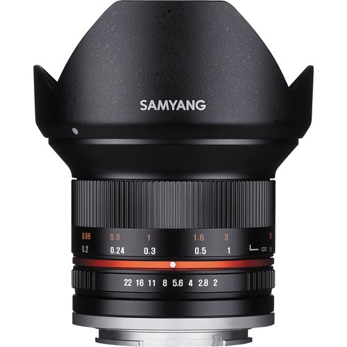 Samyang 12mm F2.0 NCS CS Lens for Canon EF-M (Black)