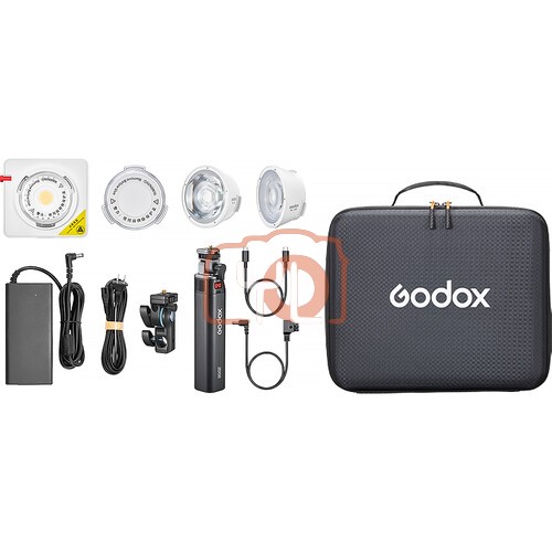 Godox ML100R-K3 RGB Portable LED Light Kit (36° Lens & Battery Grip)
