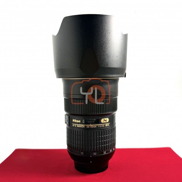 [USED-PJ33] Nikon 24-70MM F2.8 G AFS ED, 90% Like New Condition (S/N:407924)