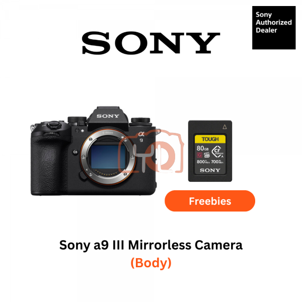Sony a9 III Mirrorless Camera - Free CEA-G80T