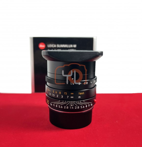 [USED-PJ33] Leica 35mm F1.4 Summilux-M ASPH FLE 11663 (Black) ,95% Like New Condition (S/N:4213633)