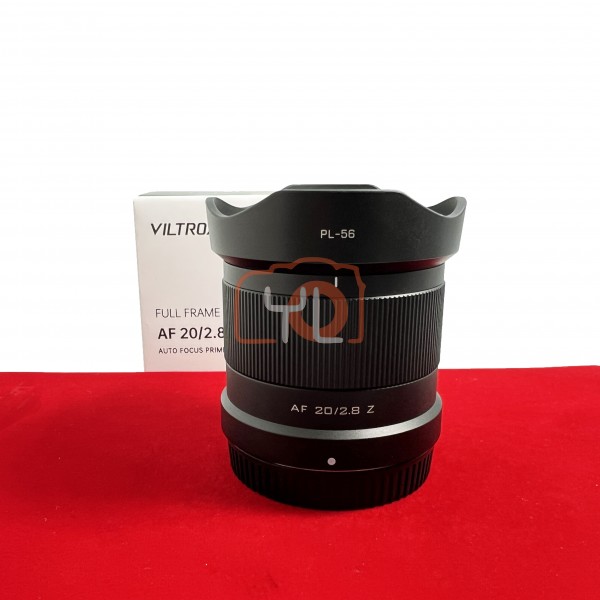 [USED-PJ33] Viltrox 20mm F2.8 AF Z (Nikon Z), 90% Like New Condition (S/N:008N96E)