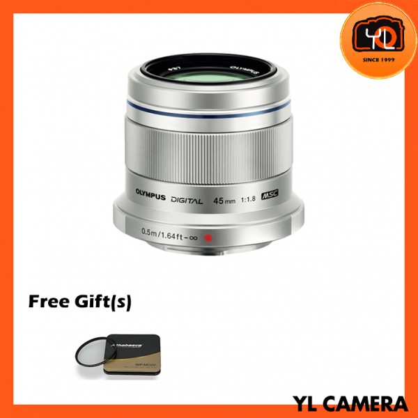 Olympus 45mm F1.8 M.Zuiko (Silver) With Athabasca 37mm UV Filter