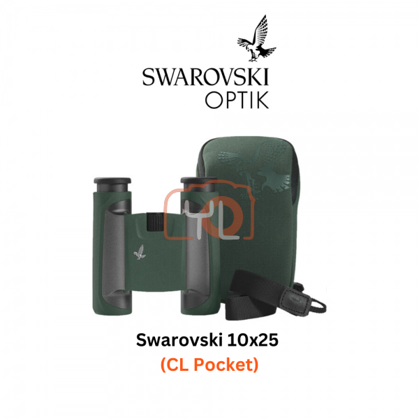 Swarovski 10x25 CL Pocket Binoculars (Green)