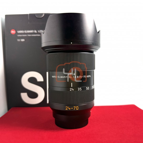 [USED-PJ33] Leica 24-70mm F2.8 Vario-Elmarit-SL ASPH Lens (11189), 90% Like New Condition (S/N:4967498)