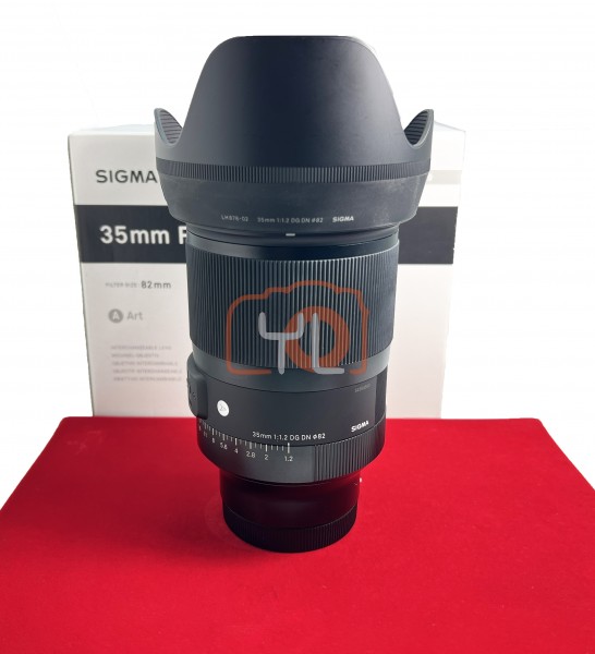 [USED-PJ33] Sigma 35mm F1.2 ART DG DN (L-Mount), 95% Like New Condition (S/N:54364550)