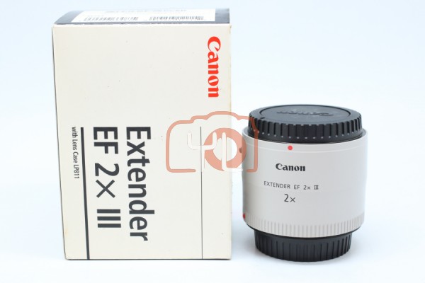 [USED-PUDU] Canon Extender EF 2X III Teleconverter 98%LIKE NEW CONDITION SN:84000000891