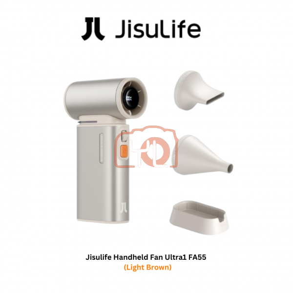 JisuLife Handheld Fan Ultra1 (FA55) (Light Brown)