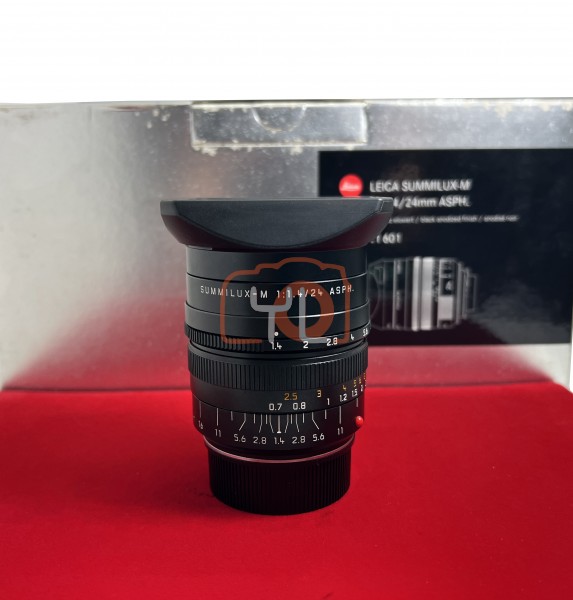 [USED-PJ33] Leica 24mm F1.4 Summilux-M ASPH 11601, 95% Like New Condition (S/N:4106542)