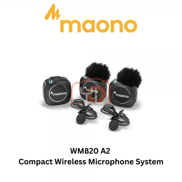 Maono AU-WM820-A2 Wireless Lavalier Microphone