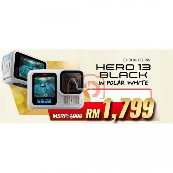 GoPro HERO13 Black in Polar White (Limited Edition) (CNY Promo)